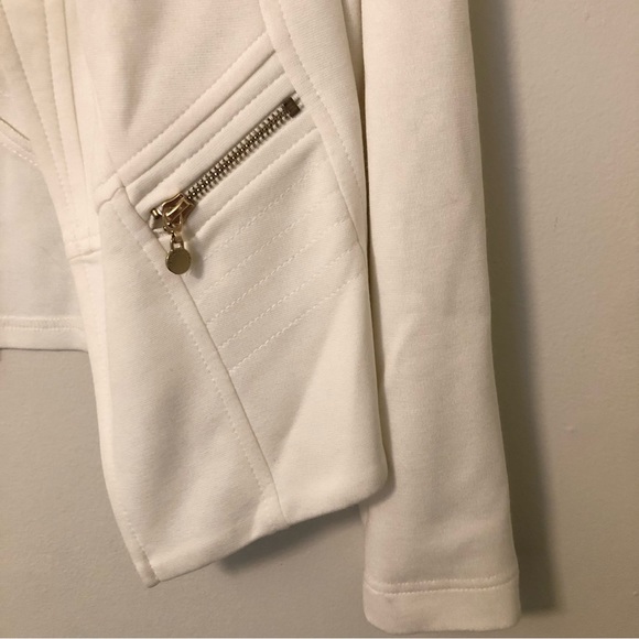Vex Collection White Open Front Sweater Jacket - Picture 4 of 8